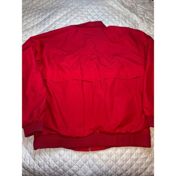 Vintage Par Four Harrington Jacket XL Tall Red Plaid Lined Made in Korea - Picture 7 of 10